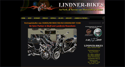 Desktop Screenshot of lindner-bikes.de